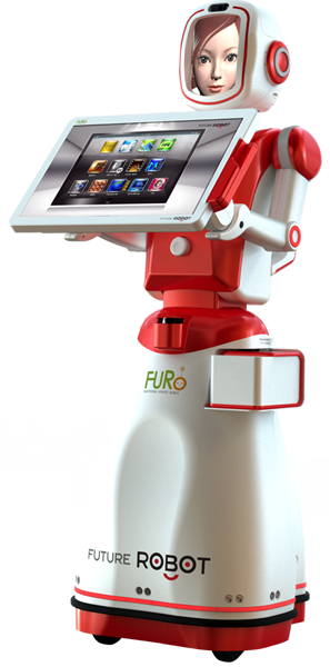 FURo, by Future Robots : multi-service robotized hostess